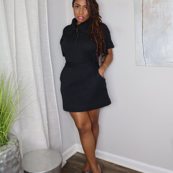 Clearance Sale |  STELLA MCCARTNEY Turtleneck Mini Dress Size: M | Gray - Picture 13 of 13